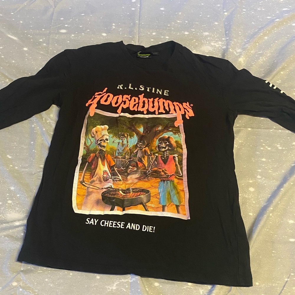 Goosebumps graphics long sleeve shirt